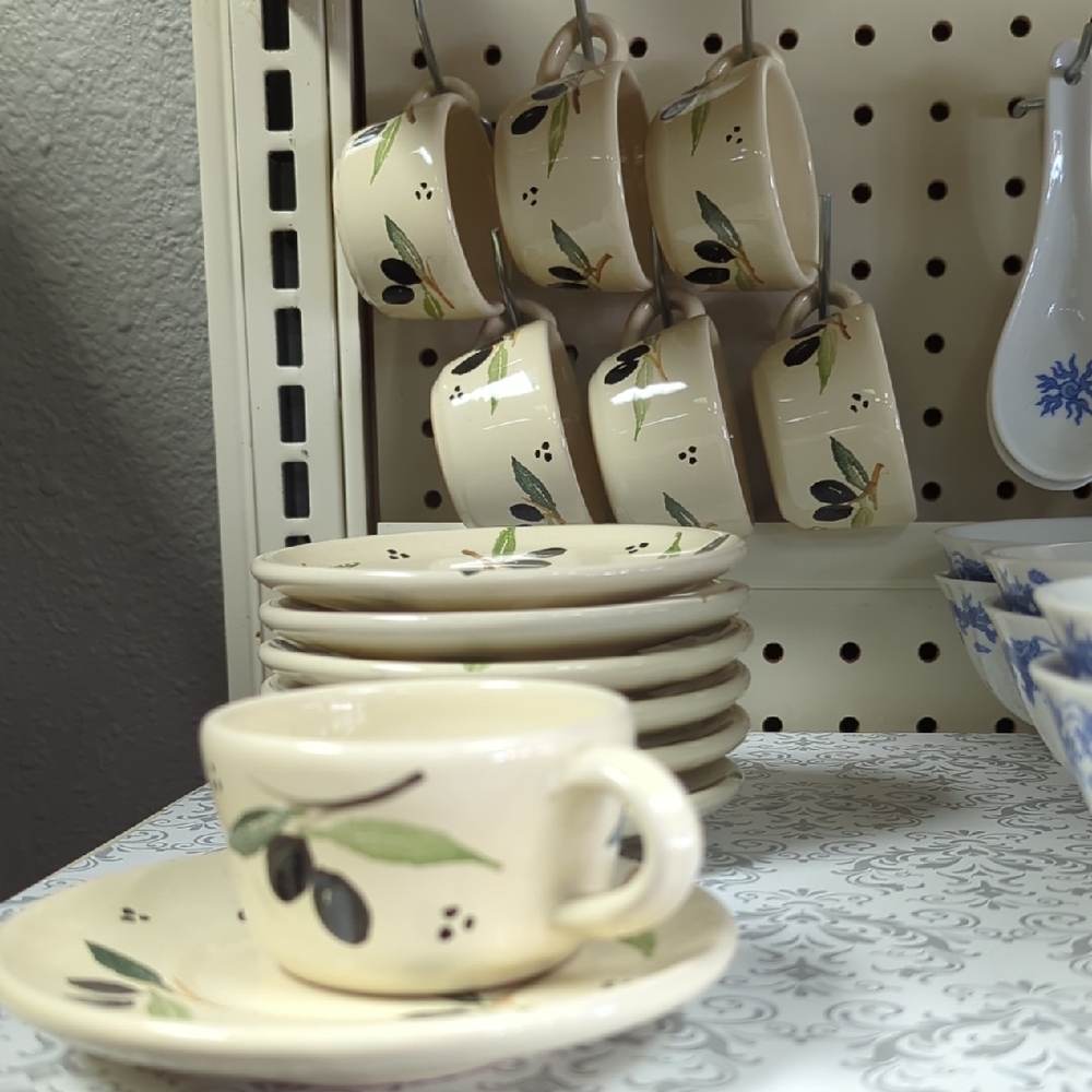 Nicola Fasano Ceramic Cup and Saucer Set